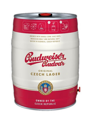 Bia Budweiser Budvar Tiệp 5 % ( Bom 5 lít)