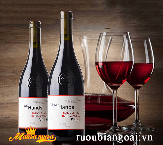 Vang Two Hands Bella’s Garden Shiraz 2015