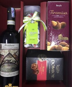 Hộp quà tết cao cấp với vang Arciduca