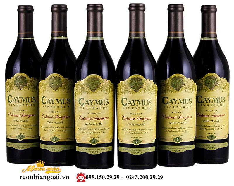 Vang Mỹ Caymus Napa Valley Cabernet Sauvignon