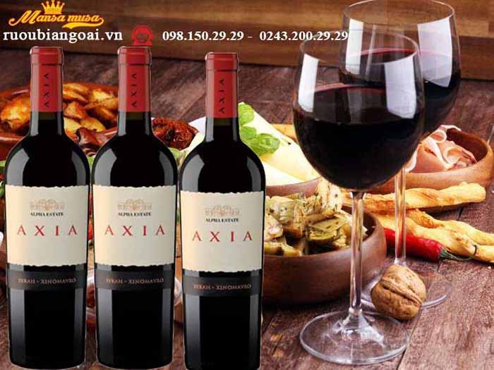 Vang Hy Lạp Alpha Estate Axia Syrah Xinomavro