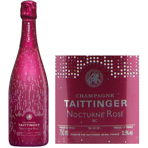 Rượu Vang Nổ Taittinger Nocturne Rose Champagne City Lights