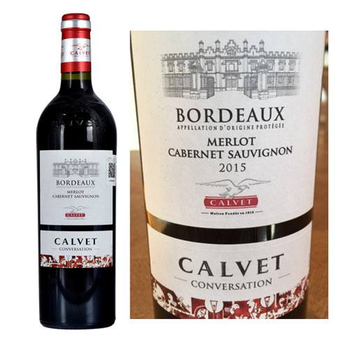 Vang Pháp Calvet Conversation Merlot Cabernet- AOP Bordeaux