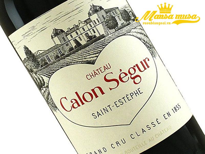 vang pháp chateau calon segur saint estephe