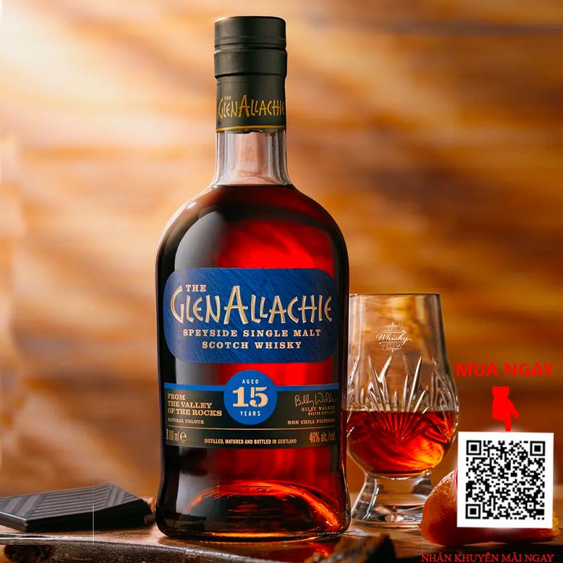 rượu whisky glenallachie 15 năm