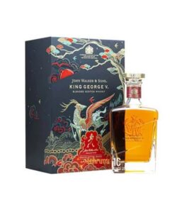 rượu whisky johnnie walker king george v - hộp tết 2022