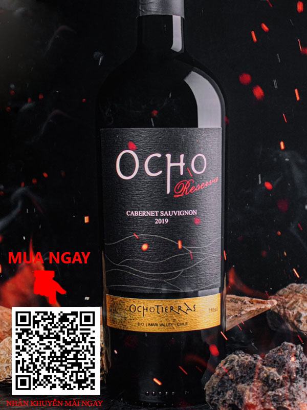 Rượu Vang Ocho Reserva Cabernet Sauvignon