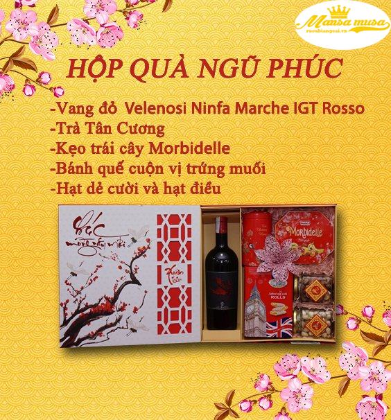 Hộp quà tết Ngũ Phúc