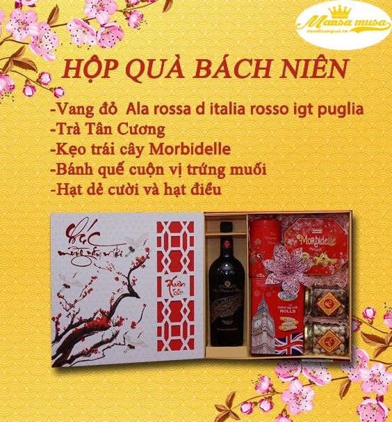 hộp quà Bách Niên