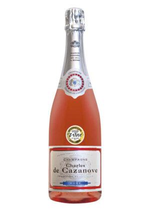 Rượu Champagne Charles de Cazanove Brut Rose