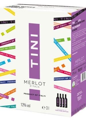 Rượu vang Ý bịch Tini Merlot BIB