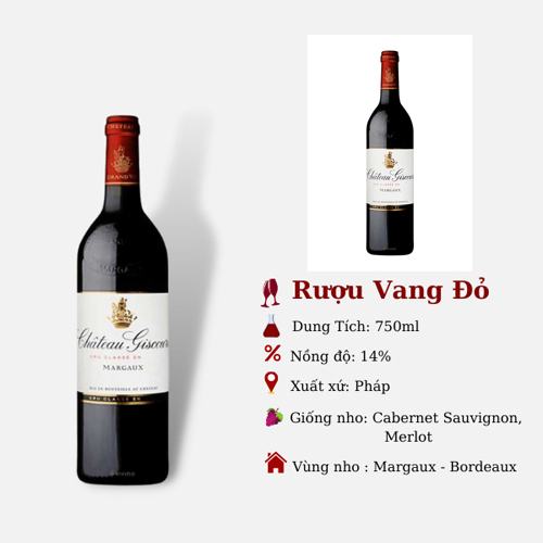 Rượu vang Pháp Château Giscours 2016