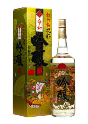 Rượu Sake vảy vàng chai trắng - SAKE MẶT TRỜI ĐỎ TAKARA 1,8 lit