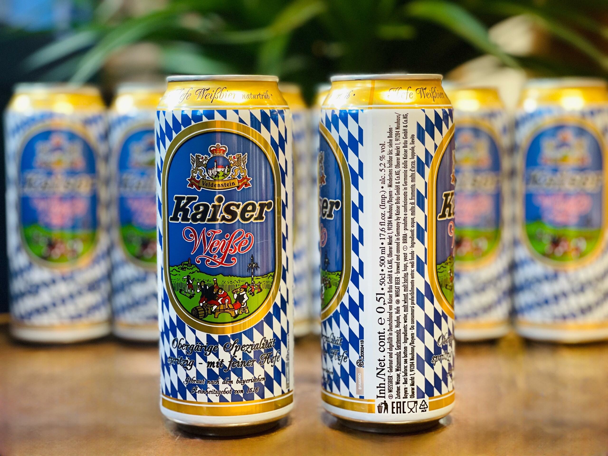 Bia Veldensteiner Kaiser Weissbier 5,1% Đức 