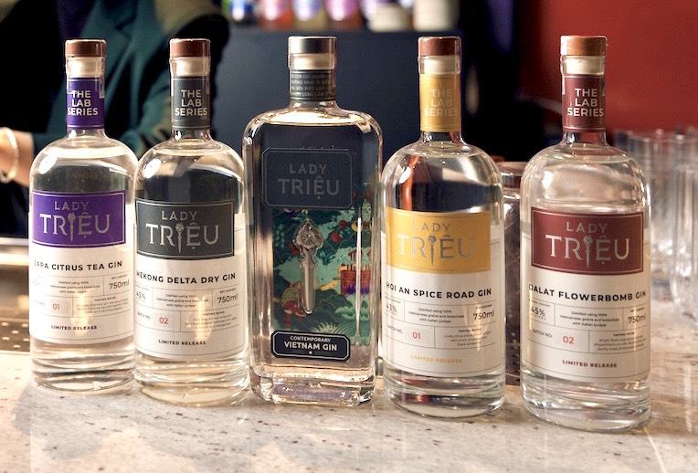 Bộ sưu tập rượu Gin Lady Triệu – The Lab Series