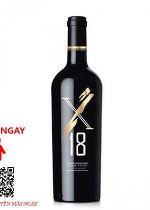 Rượu Vang X18 Primitivo Puglia