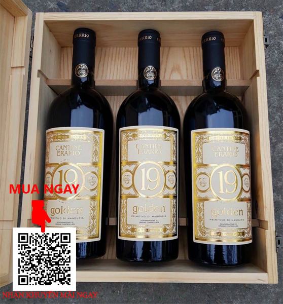 Rượu Vang Ý Golden Primitivo Di Manduria