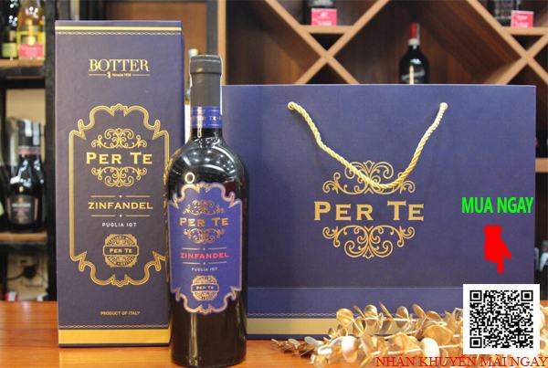 Ruợu vang Ý Perte Zinfandel Puglia IGT