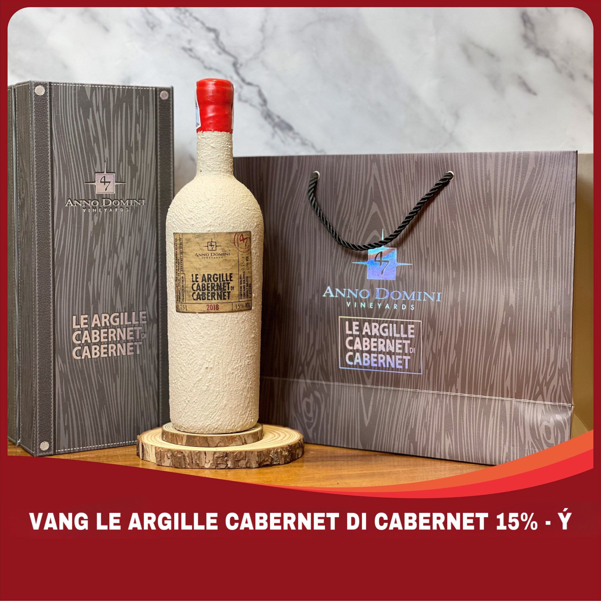 Rượu Vang Xi Măng Le Argille Cabernet Di Cabernet