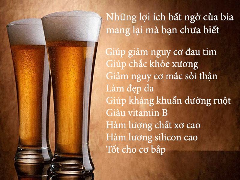 những lợi ích của bia 