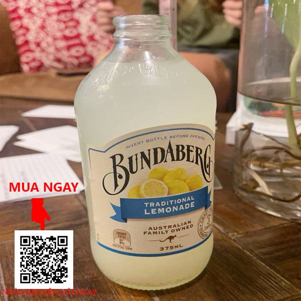 Nước Ép Chanh Vàng Bundaberg Traditional Lemonade