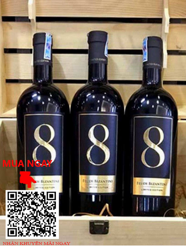 Rượu Vang Ý Số 8 Feudi Bizantini Limited Edition