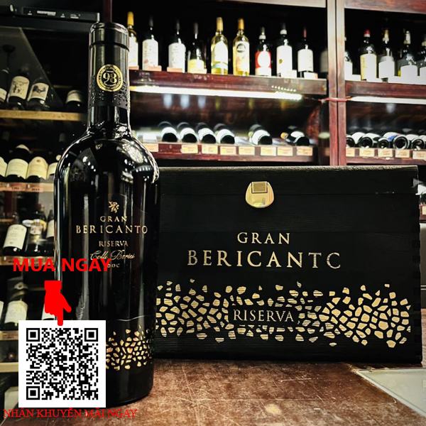 Rượu Vang Ý Gran Bericanto Riserva Colli Berici