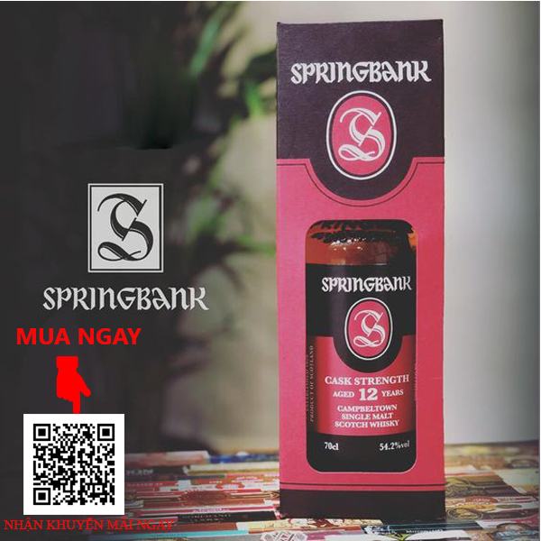 Rượu Springbank 12 năm Cask Strength