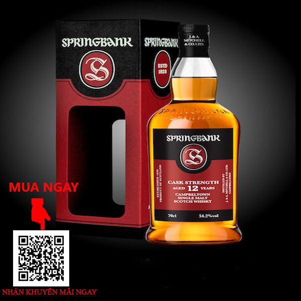 Rượu Springbank 12 năm Cask Strength