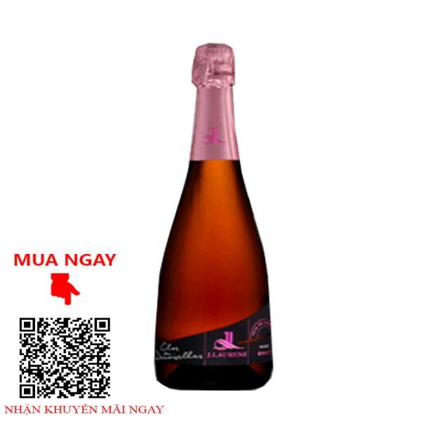 cremant de limoux clos des demoiselles tete de cuvee rose brut