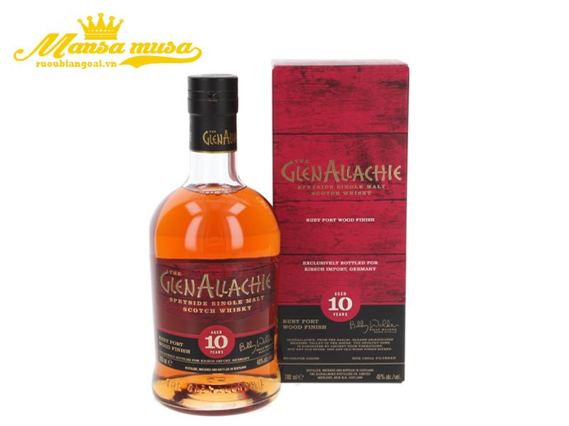 rượu whisky glenallachie asia exclusive 10 year old ruby port wood finish