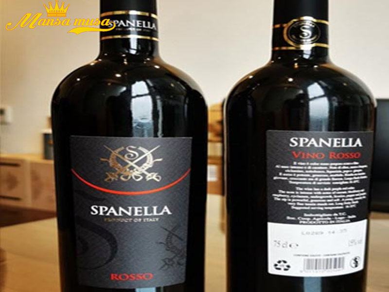 spanella vino rosso