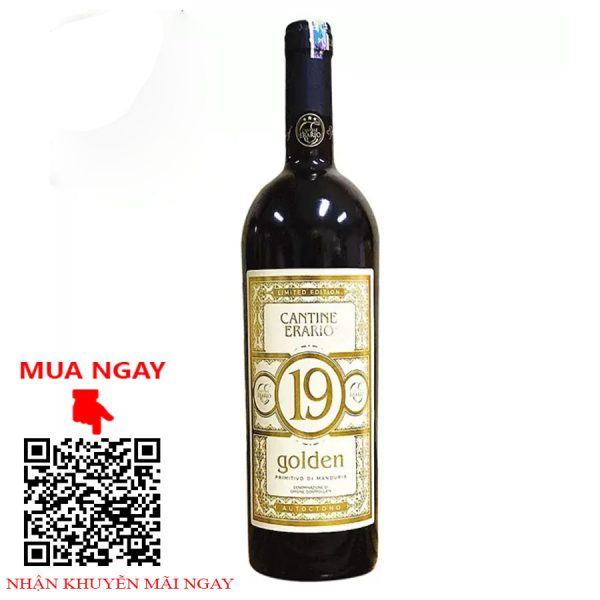 19 golden primitivo di manduria doc erario