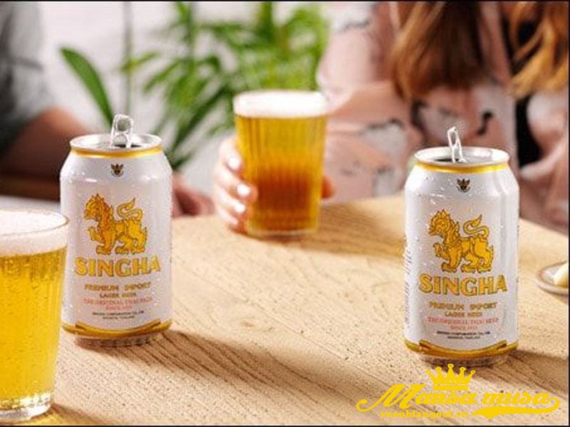 bia singha 5% thái Lan – thùng 24 lon 330ml