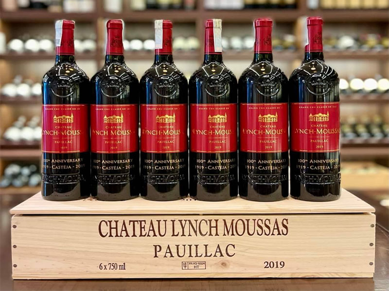 rượu vang đỏ chateau lynch moussas 2019