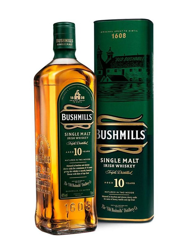 rượu whisky bushmills 10 year