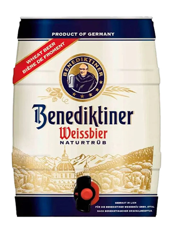 bia đức benediktiner weissbier - boom 5000ml