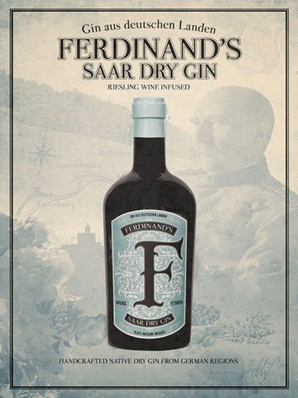 rượu gin ferdinand's saar dry