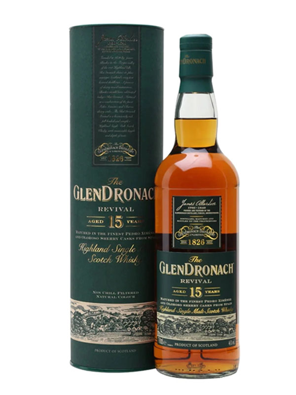 rượu whisky glendronach revival 15 year