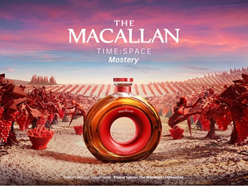 rượu whisky macallan time : space mastery