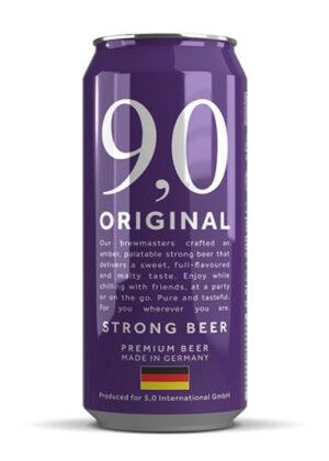 bia đức 9,0 original strong beer 9% – lon 500ml
