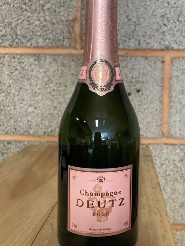 rượu champagne deutz brut classic rose