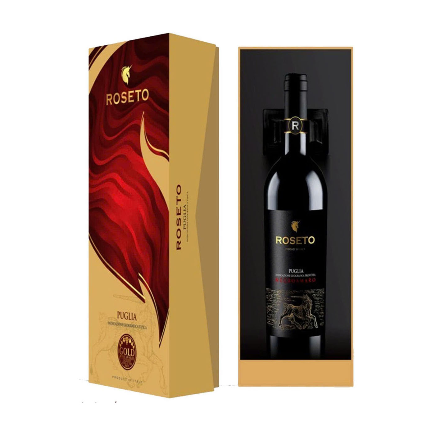 Rượu Vang Roseto Negroamaro Puglia (Hộp Quà Tết 2025)