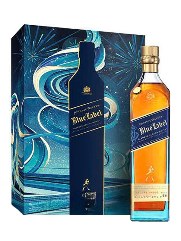 rượu whisky johnnie walker blue label - hộp quà tết 2024