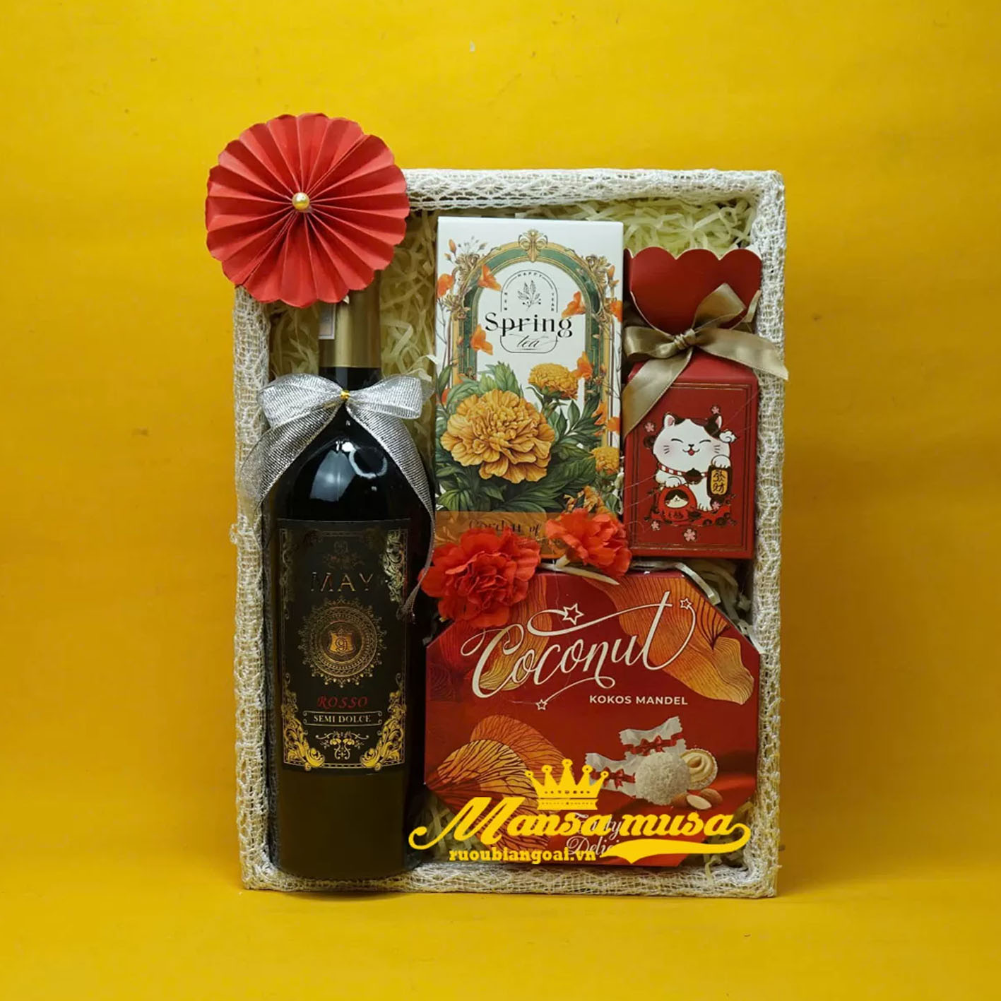 Rượu Vang May Rosso Semi Dolce (Quà Tết 2025)