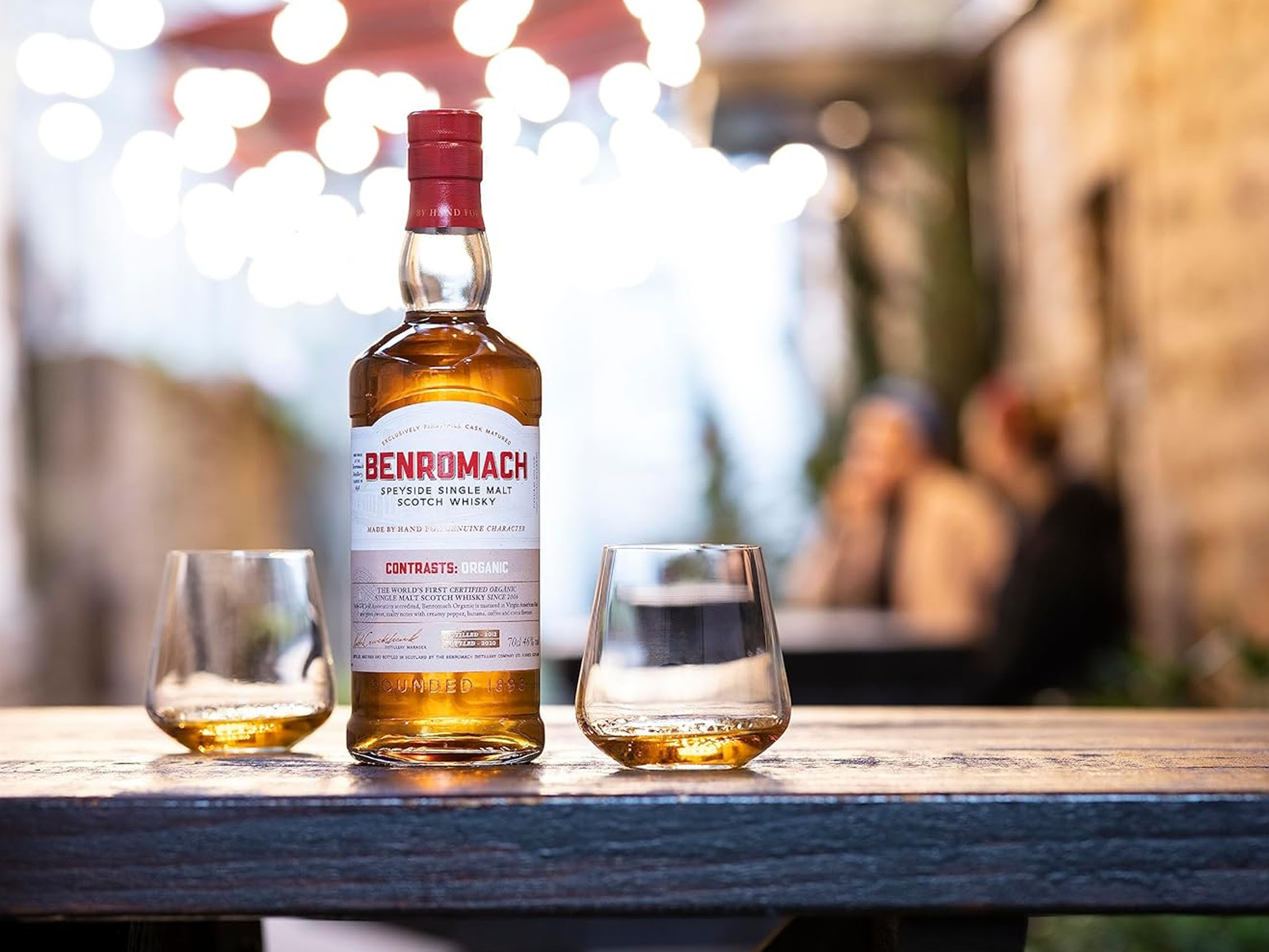 rượu benromach 2014 contrasts peat smoke bourbon cask