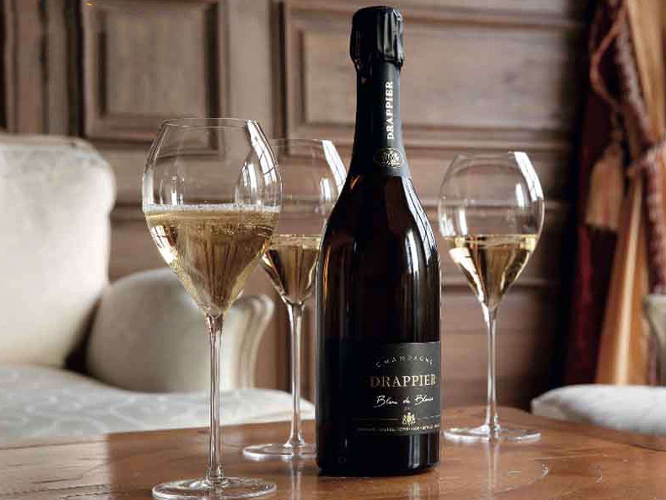 rượu champagne drappier blanc de blancs