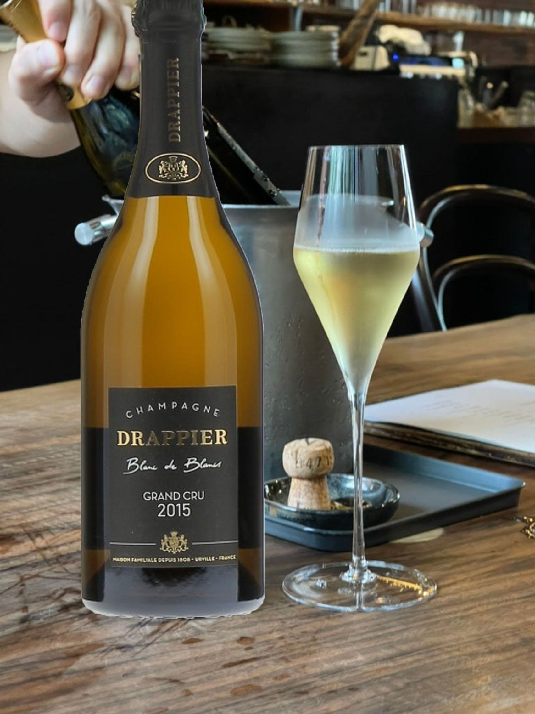 rượu champagne drappier blanc de blancs grand cru vintage
