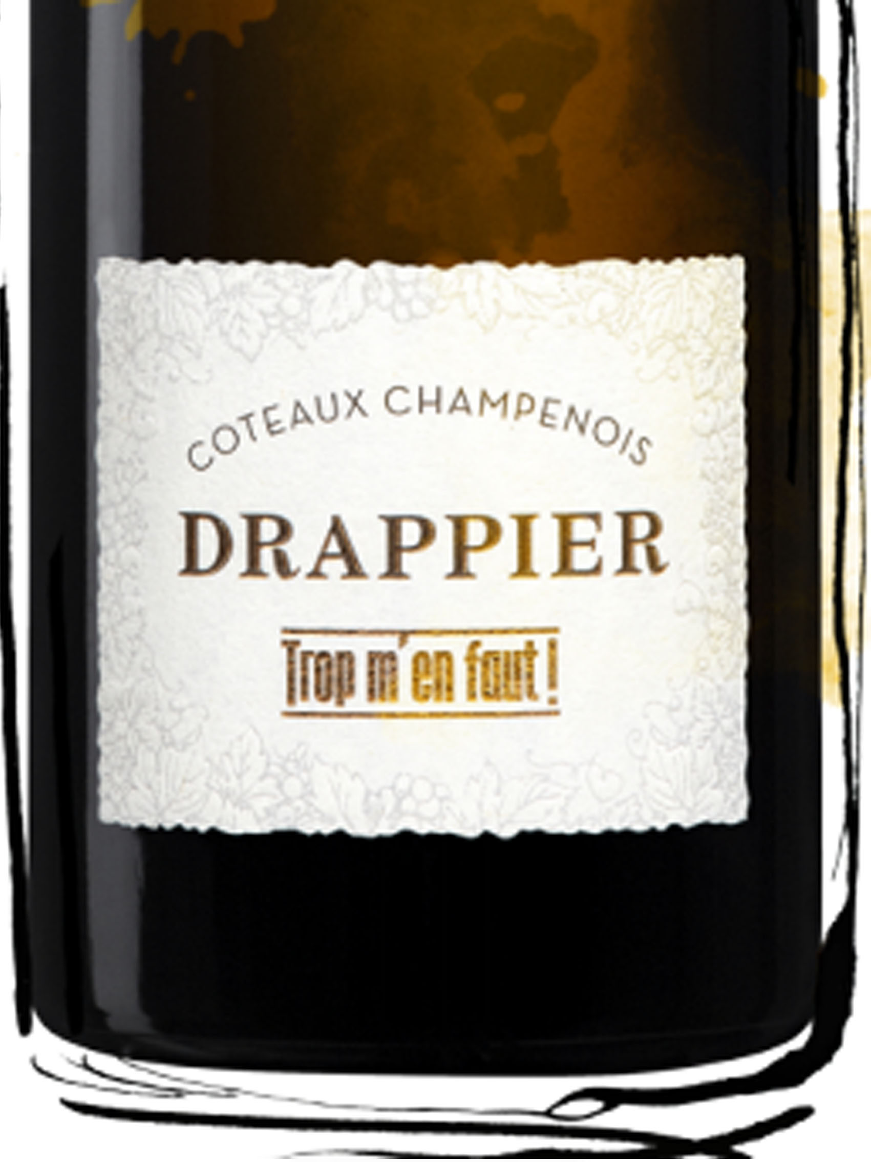 rượu champagne drappier brut nature trop m'en fout! fromenteau