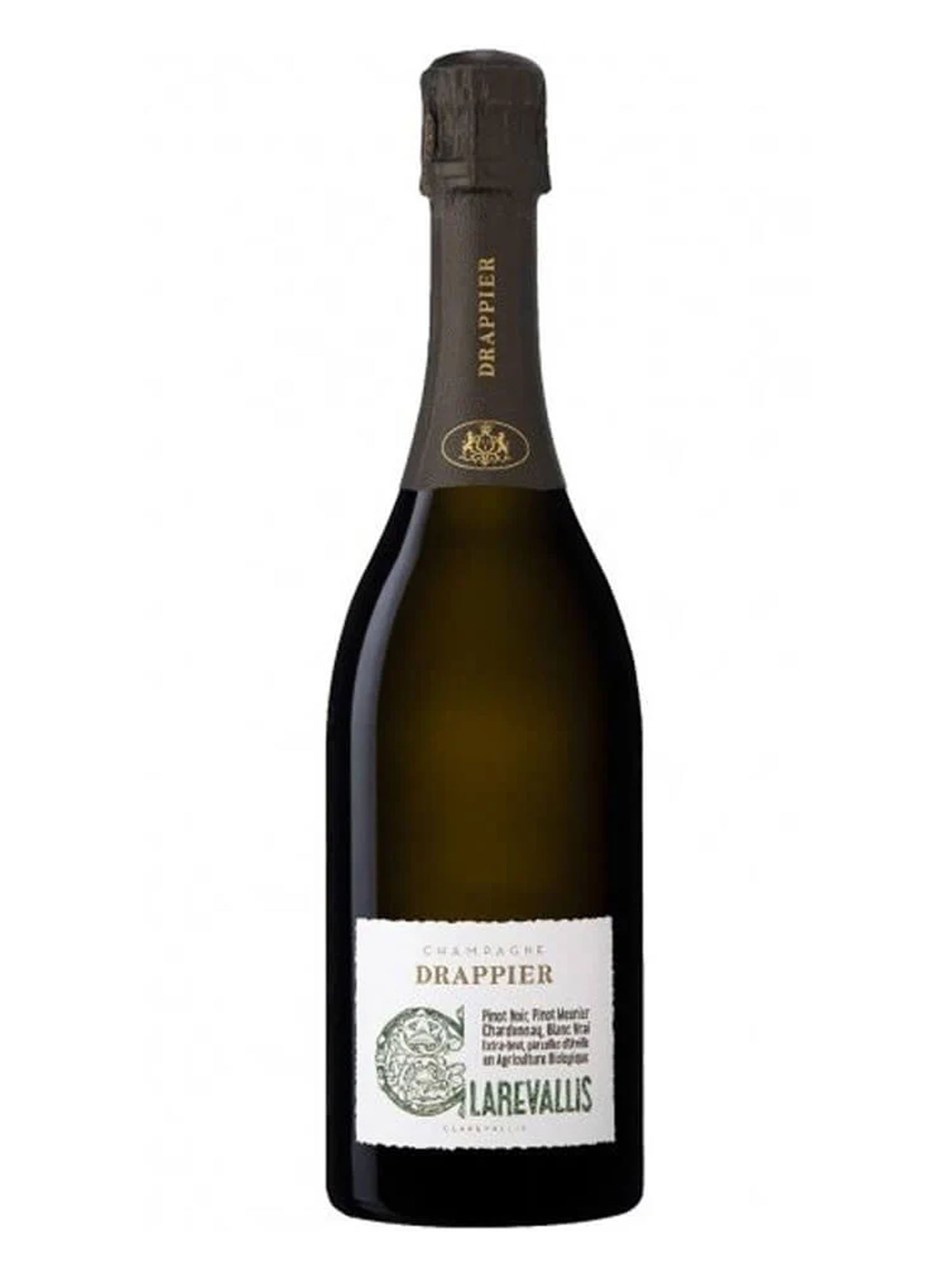 rượu champagne drappier clarevallis extra-brut bio wine